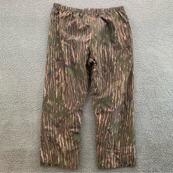 Vintage 10X Gore-Tex Real Tree Camo Hunting Rain Pants Men - Size XL Waist 40-42 - Picture 3 of 16